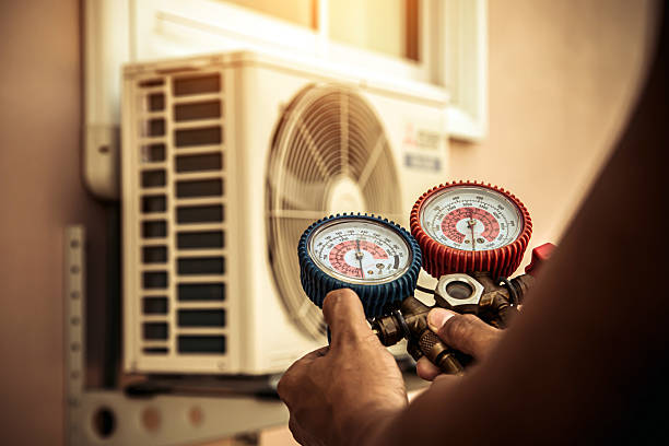 Professional Hvac technician working in Winona, MS